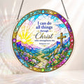 Acrylic Jigsaw Puzzle Suncatcher - Philippians 4:13