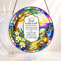 Acrylic Jigsaw Puzzle Suncatcher - The Proverbs 3:5-6
