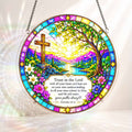 Acrylic Jigsaw Puzzle Suncatcher - Proverbs 3:5-6