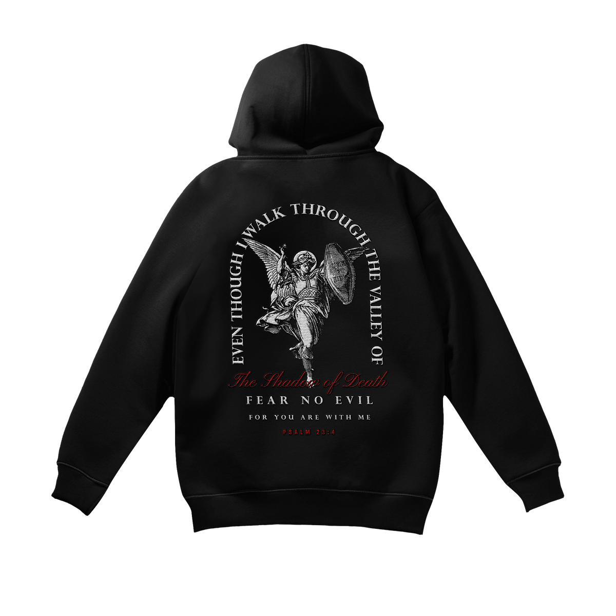 Fear No Evil Embroidery Hoodie