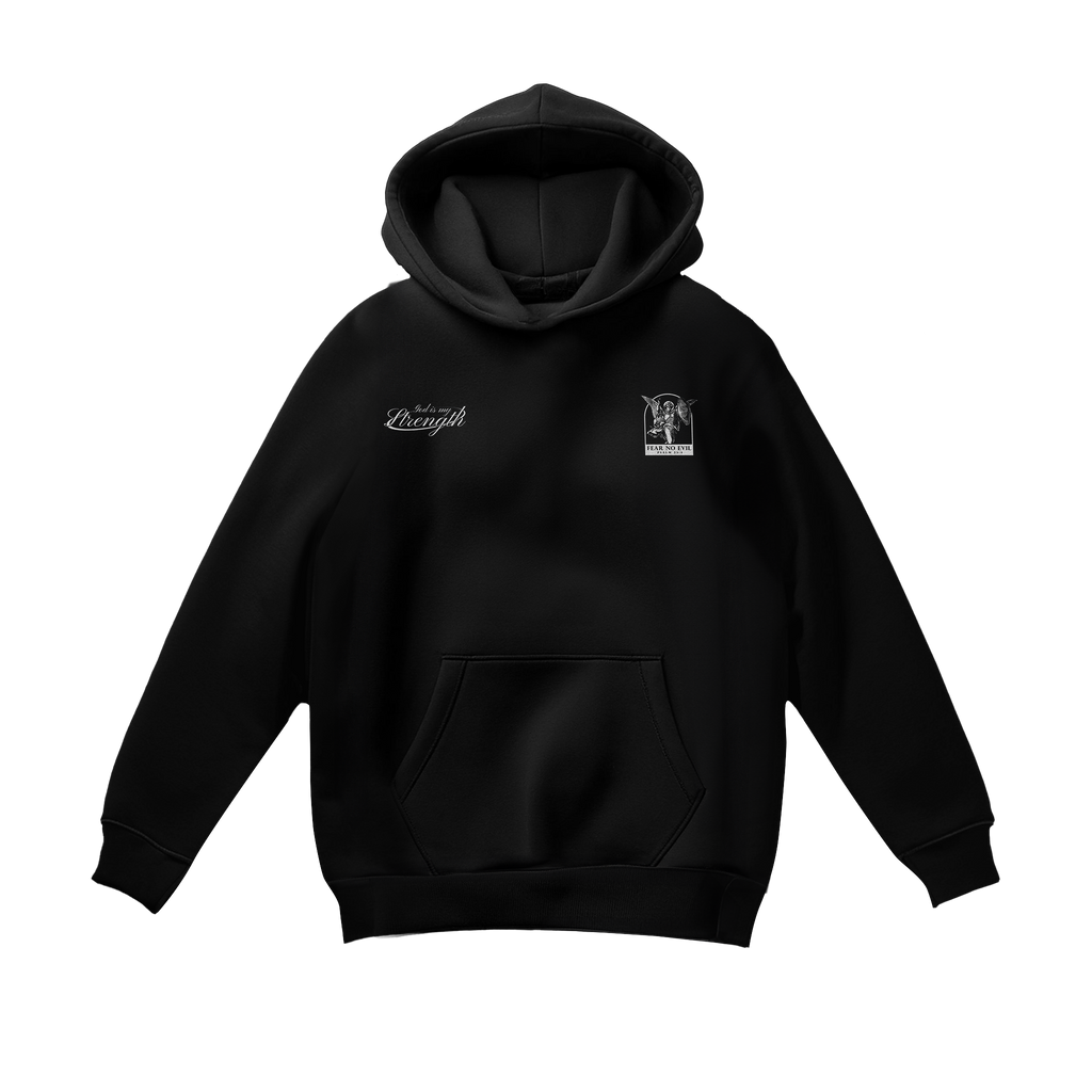 Fear No Evil Embroidery Hoodie