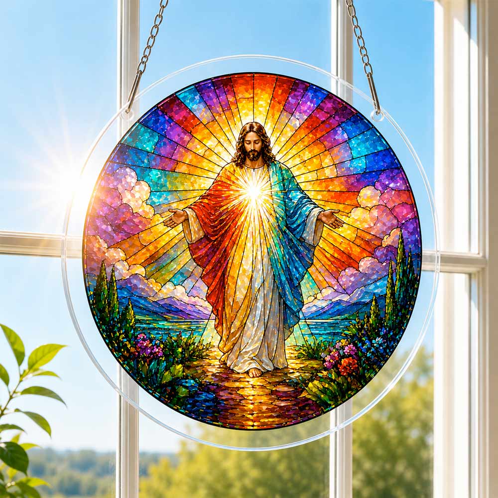 Acrylic Jigsaw Puzzle Suncatcher - Sacred Grace