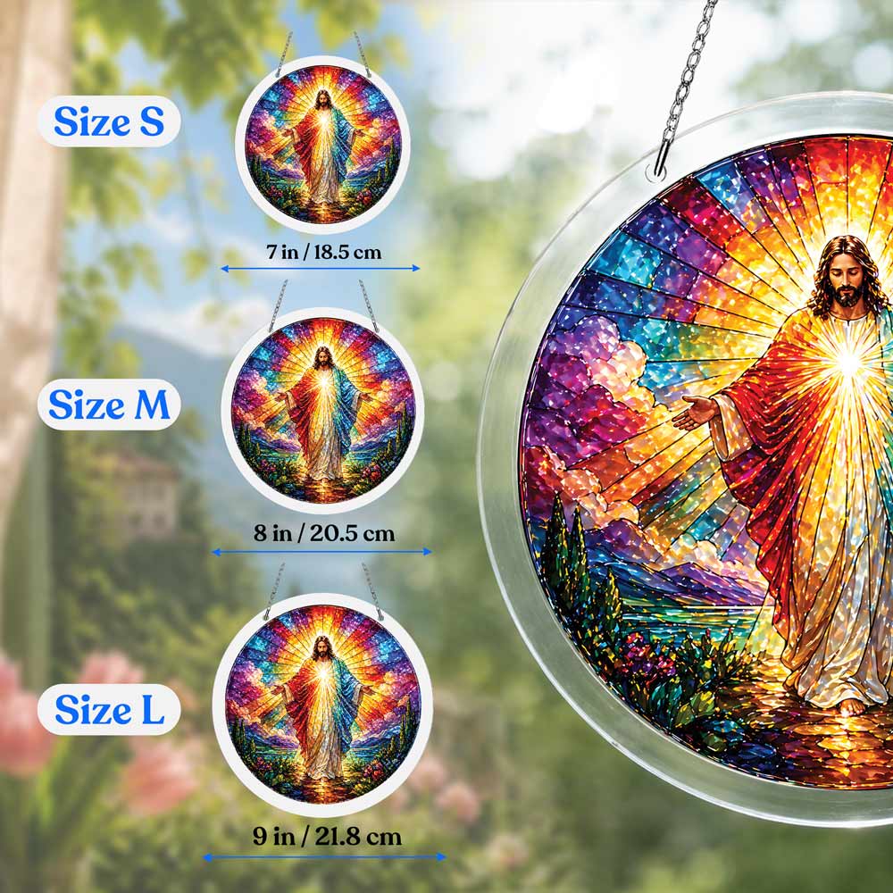 Acrylic Jigsaw Puzzle Suncatcher - Sacred Grace