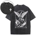 Saint Michael The Archangel Defend Us In Battle Christian Washed T-Shirt