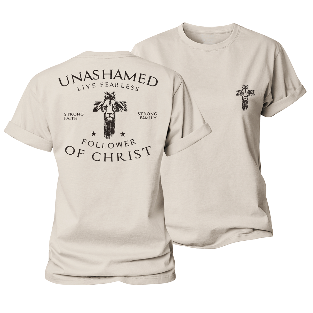 Unashamed Follower of Christ Women's Cotton T-Shirt
