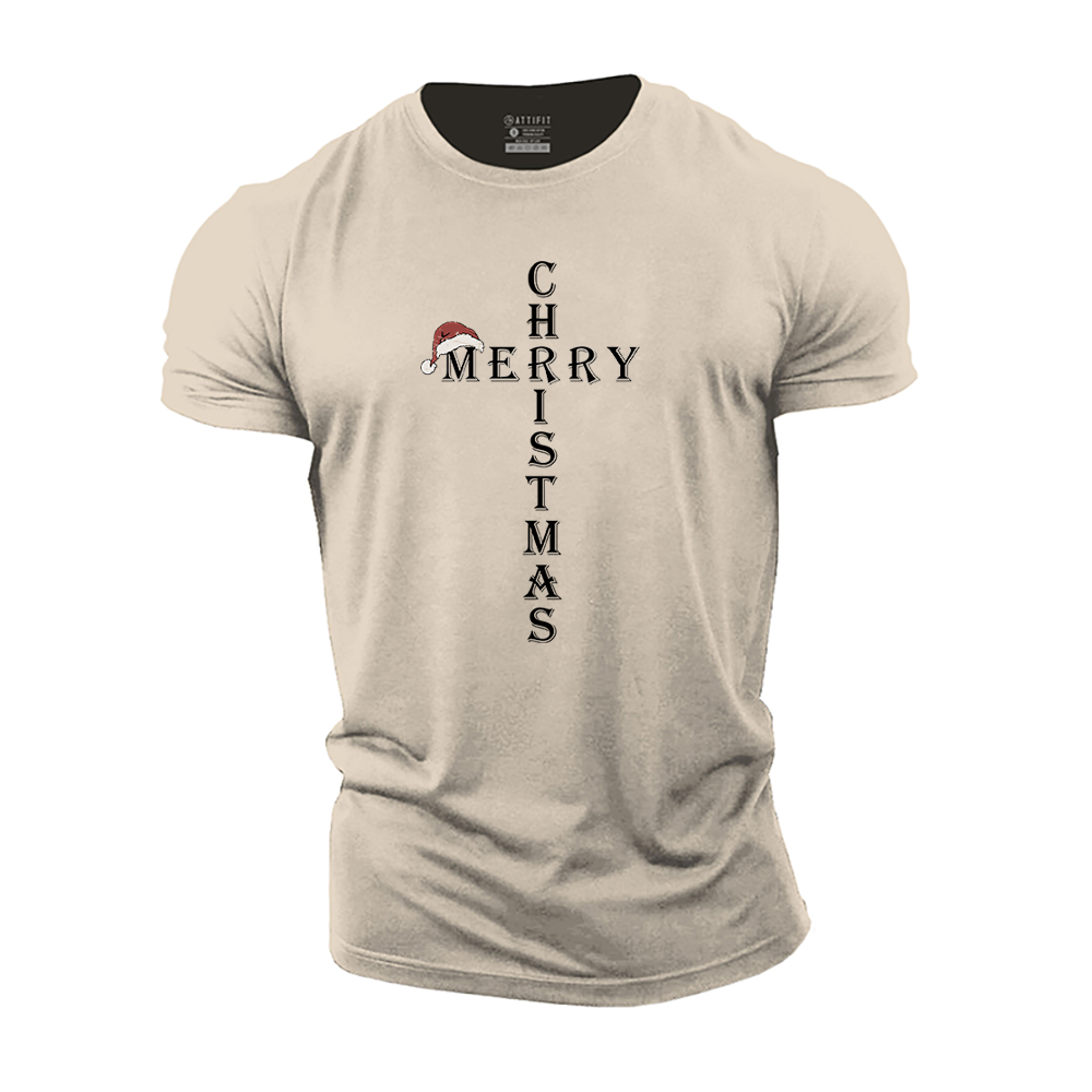Merry Christmas Cotton T-Shirt