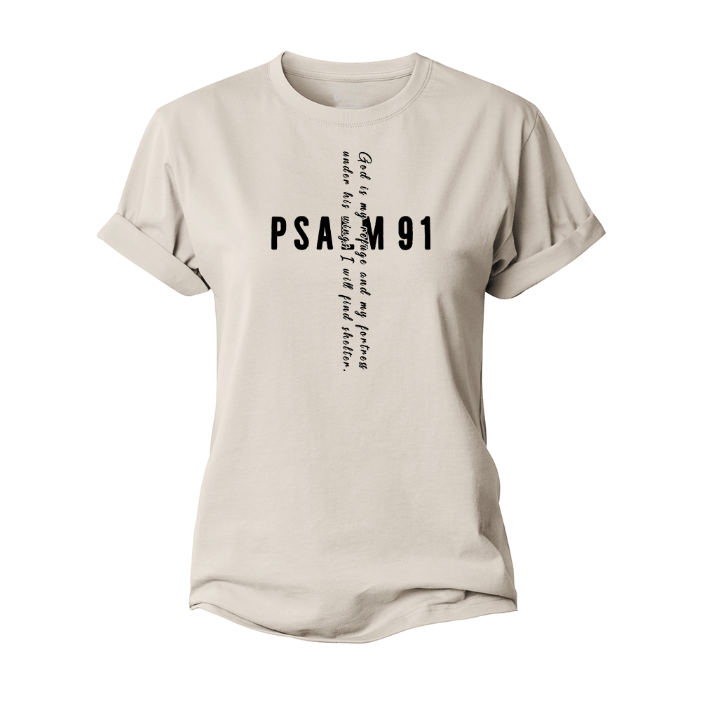 Psalm 91 Women's Cotton T-Shirt