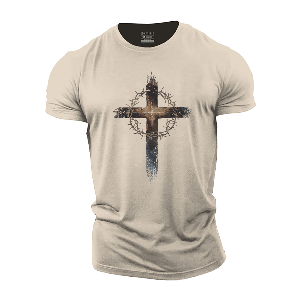Faith Cross Cotton T-Shirt