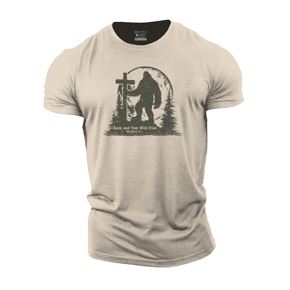 Seek and You Will Find Cotton T-Shirt
