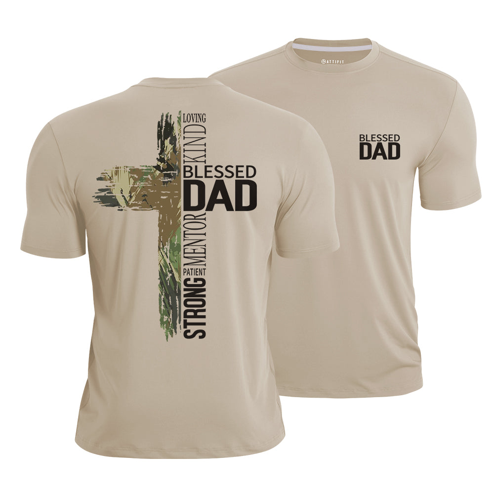 Blessed Dad Quick-Dry T-Shirt