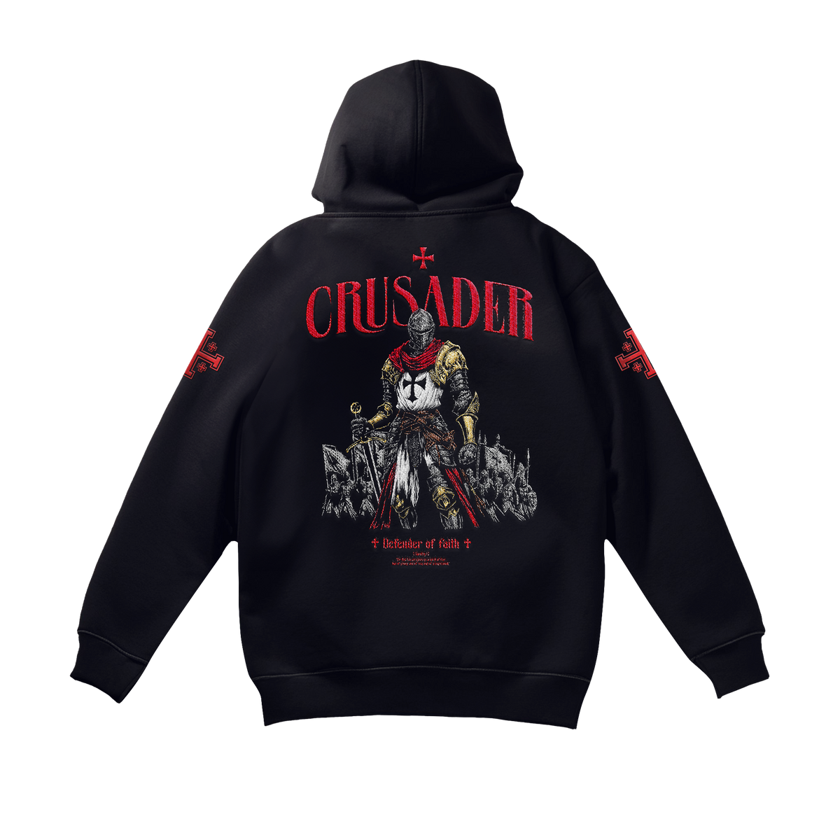 Soldier Embroidery Hoodie