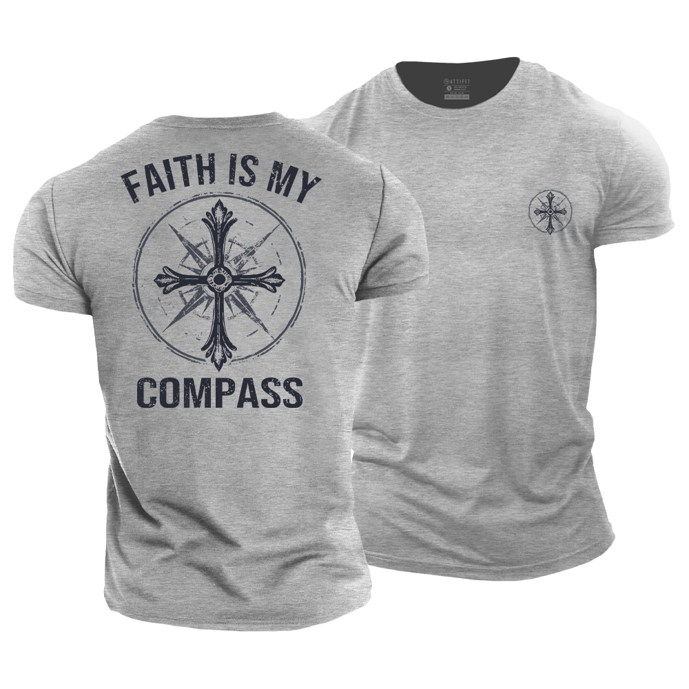 Faith Is My Compass Cotton T-Shirt