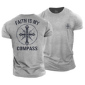 Faith Is My Compass Cotton T-Shirt