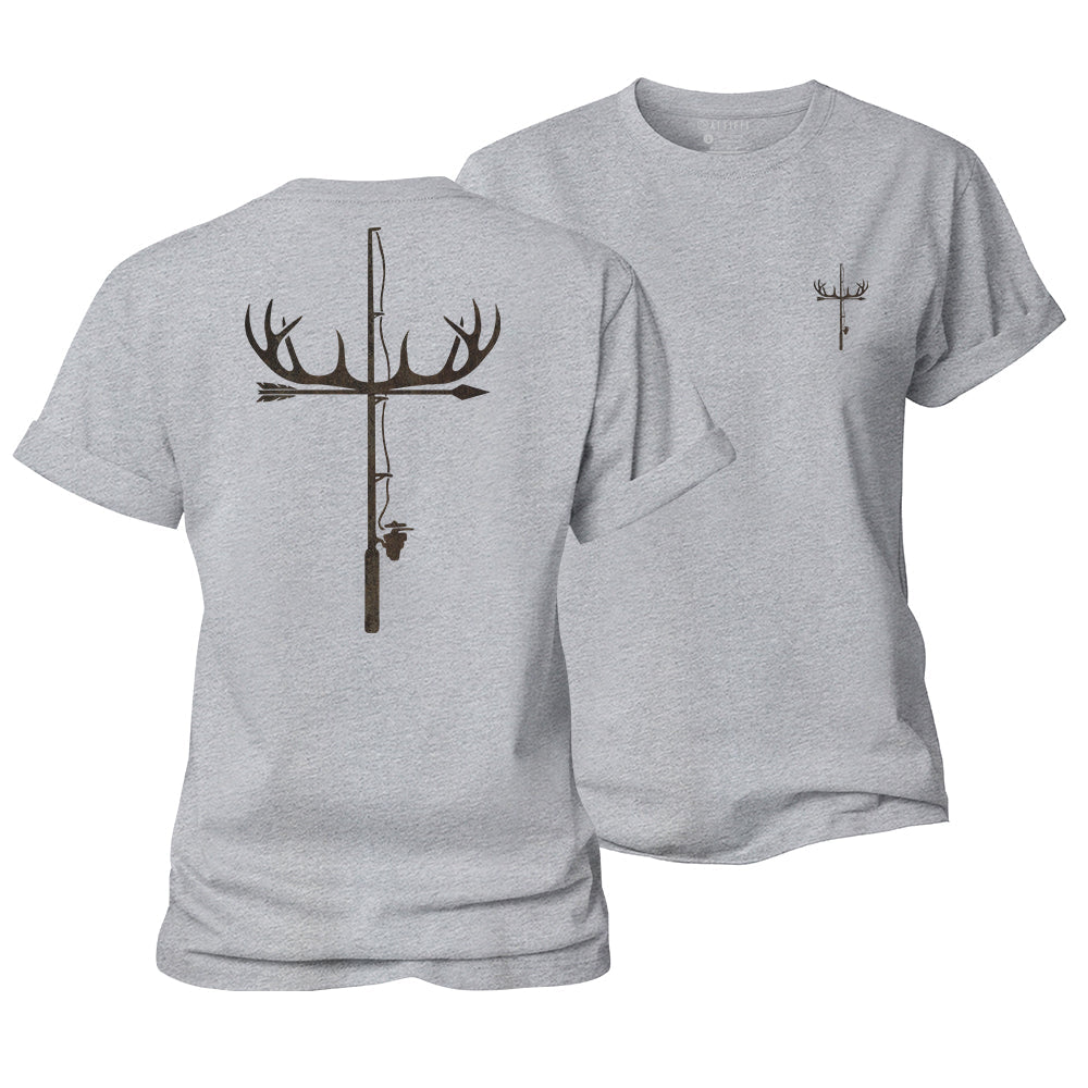 Antler Fishing Rod Women's Cotton T-Shirt