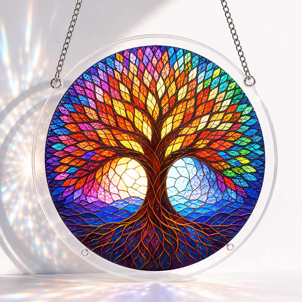 Acrylic Jigsaw Puzzle Suncatcher - Tree of Life