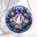 Acrylic Jigsaw Puzzle Suncatcher - Violet Wreath