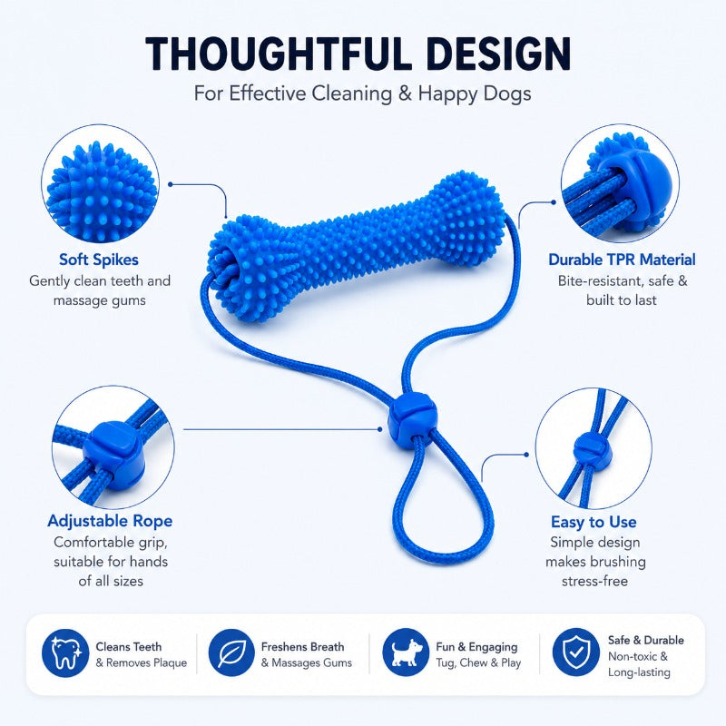 Hands-Free Dog Brushing Aid