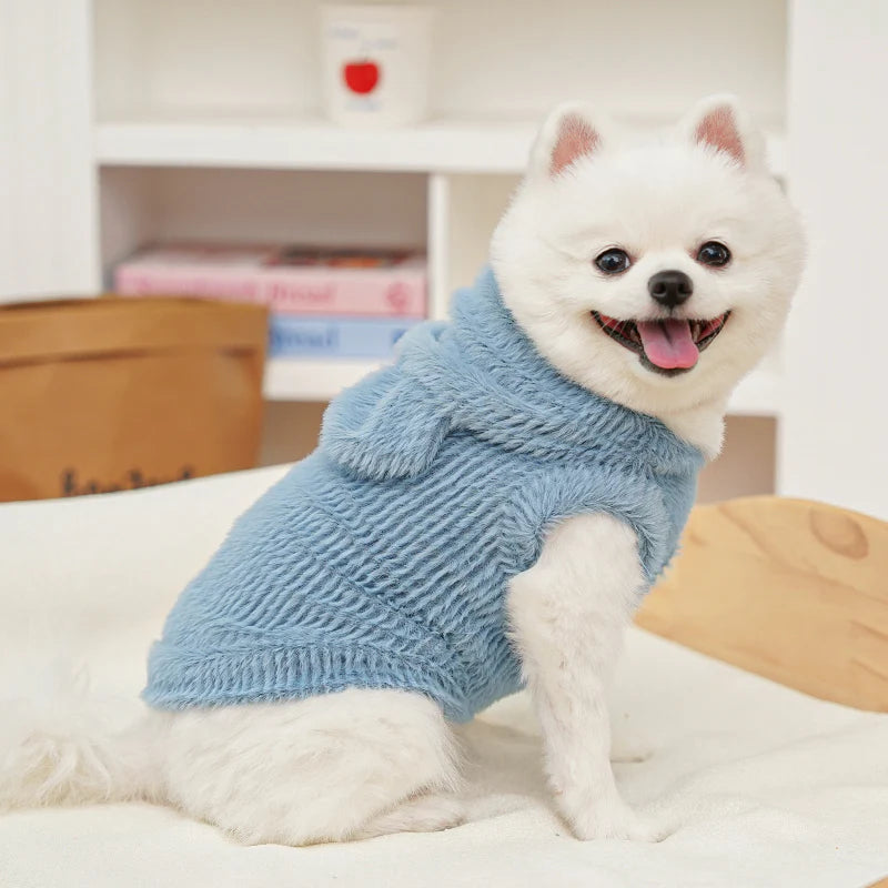 Cartoon Fleece Pet Hoodie