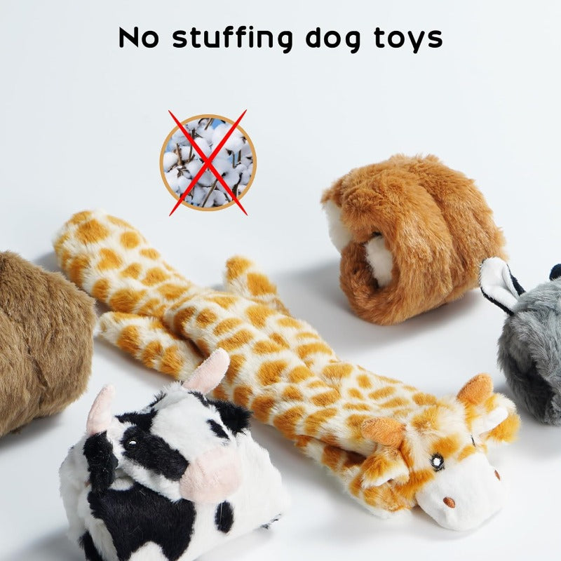 Stuffing-Free Squeaky Dog Toys