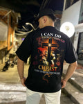 I Can Do All Things Through Christ Who Strengthens Me Printed Men's T-shirt