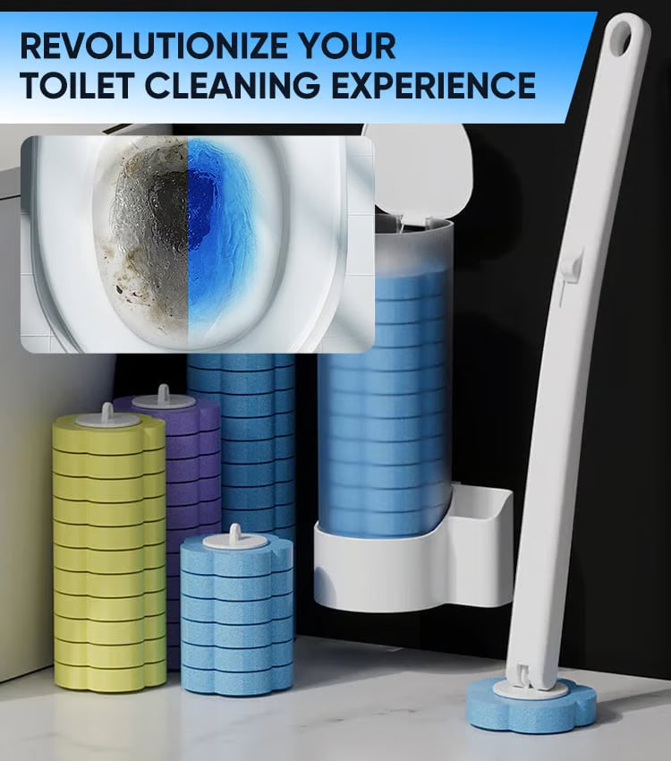 🔥🔥LAST DAY SPECIAL PRICE £6.99!!⚡50K+ SOLD!🚽💦Hands-Free Cleaning Gadget🧽Disposable toilet cleaning tool💦