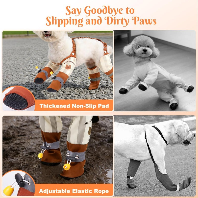Stay-On Suspender Dog Boots