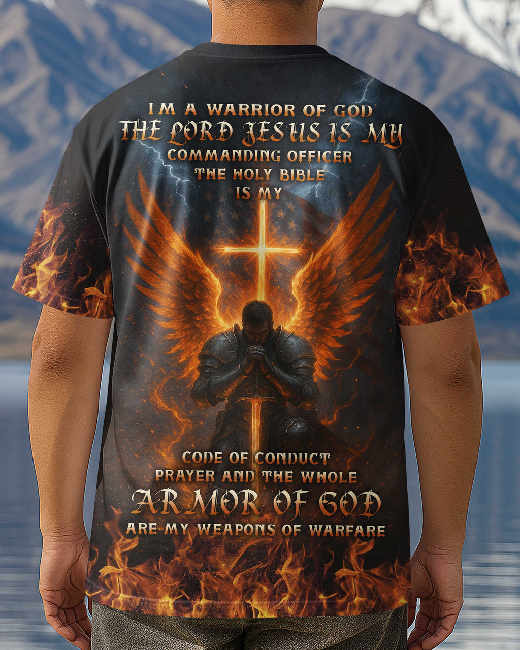 I Am A Warrior Of God All Over Print T-Shirt