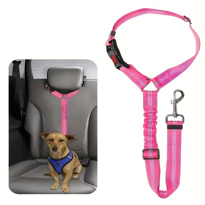 💥😘Elastic Retractable Dog Car Seat Belt🐶