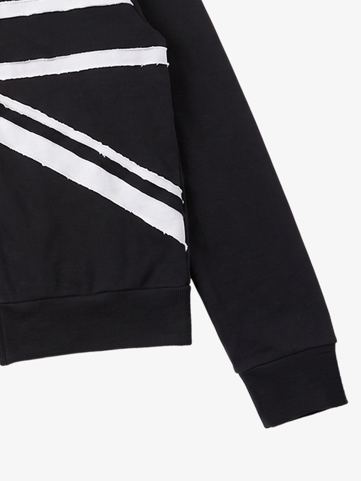 Street Style Union Jack Appliqué Hoodie