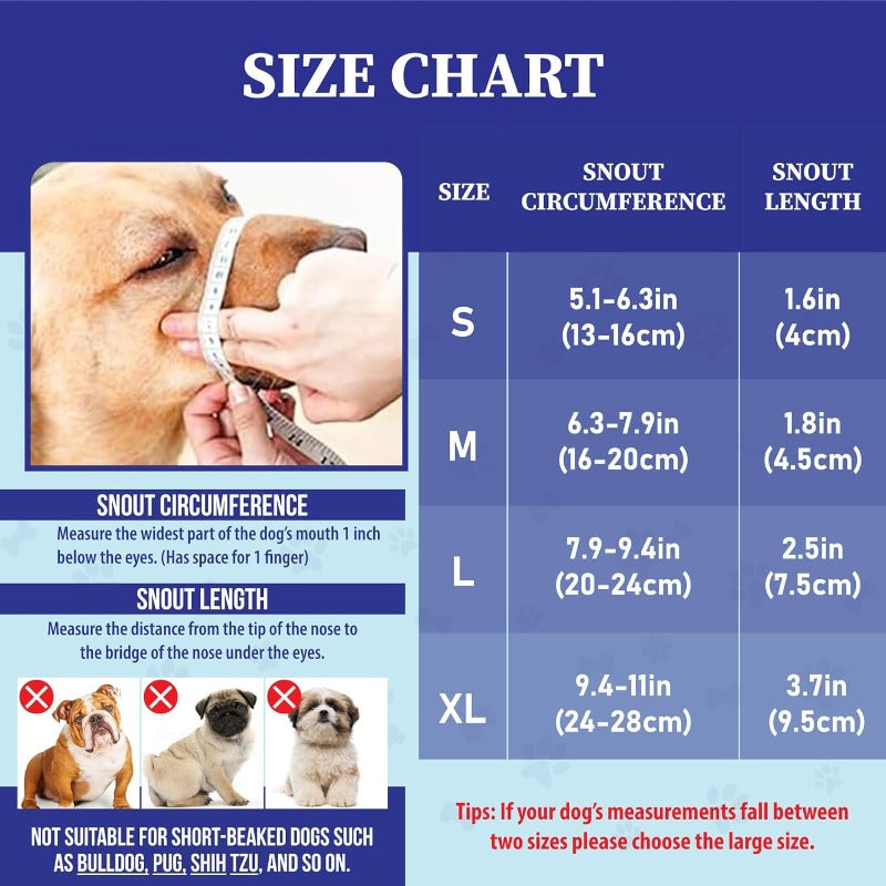 Soft Comfortable Mesh Muzzle