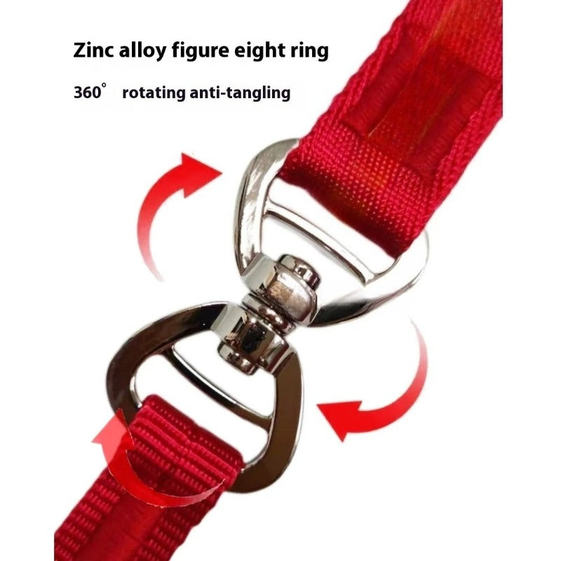 2-in-1 Slip-Lead Dog Leash – Training Collar & Walking Lead with Anti-Tangle Swivel