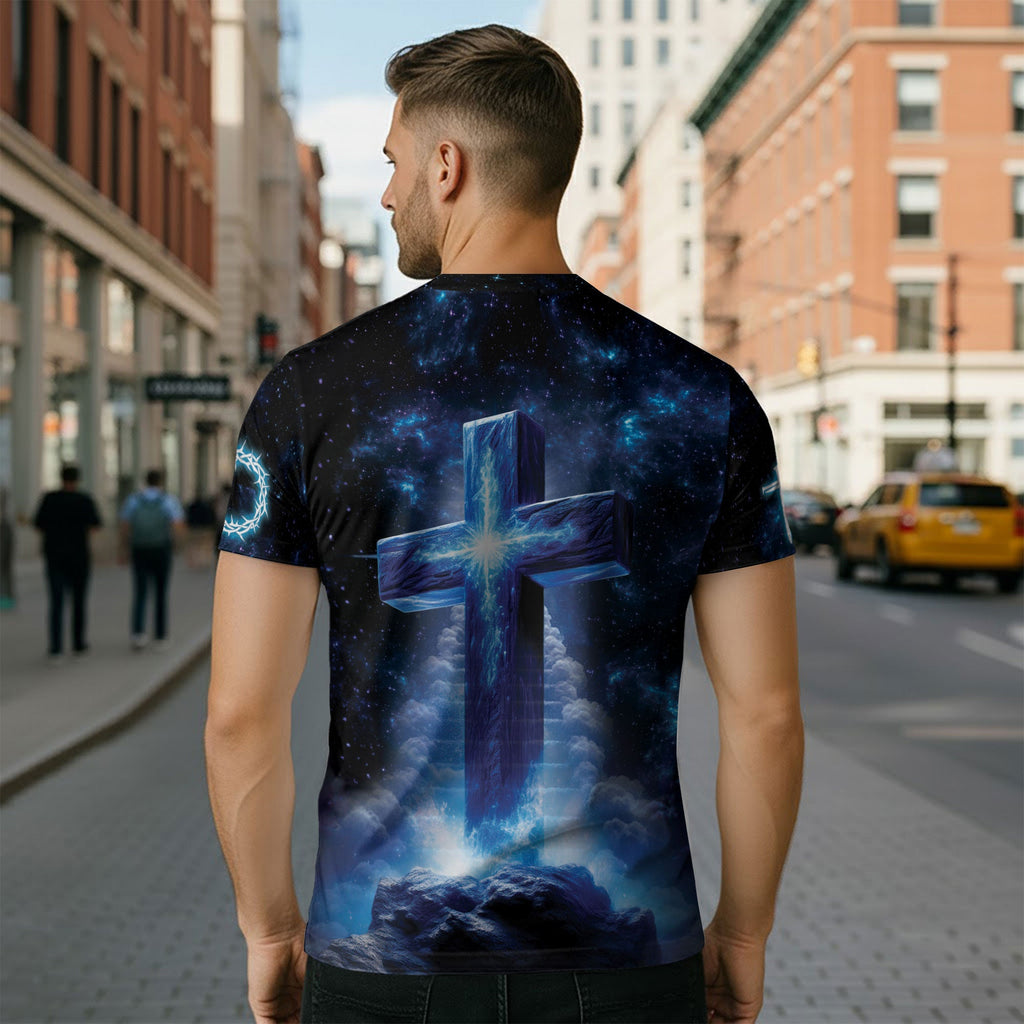 Lion and Lamb Galaxy Christian Shirt