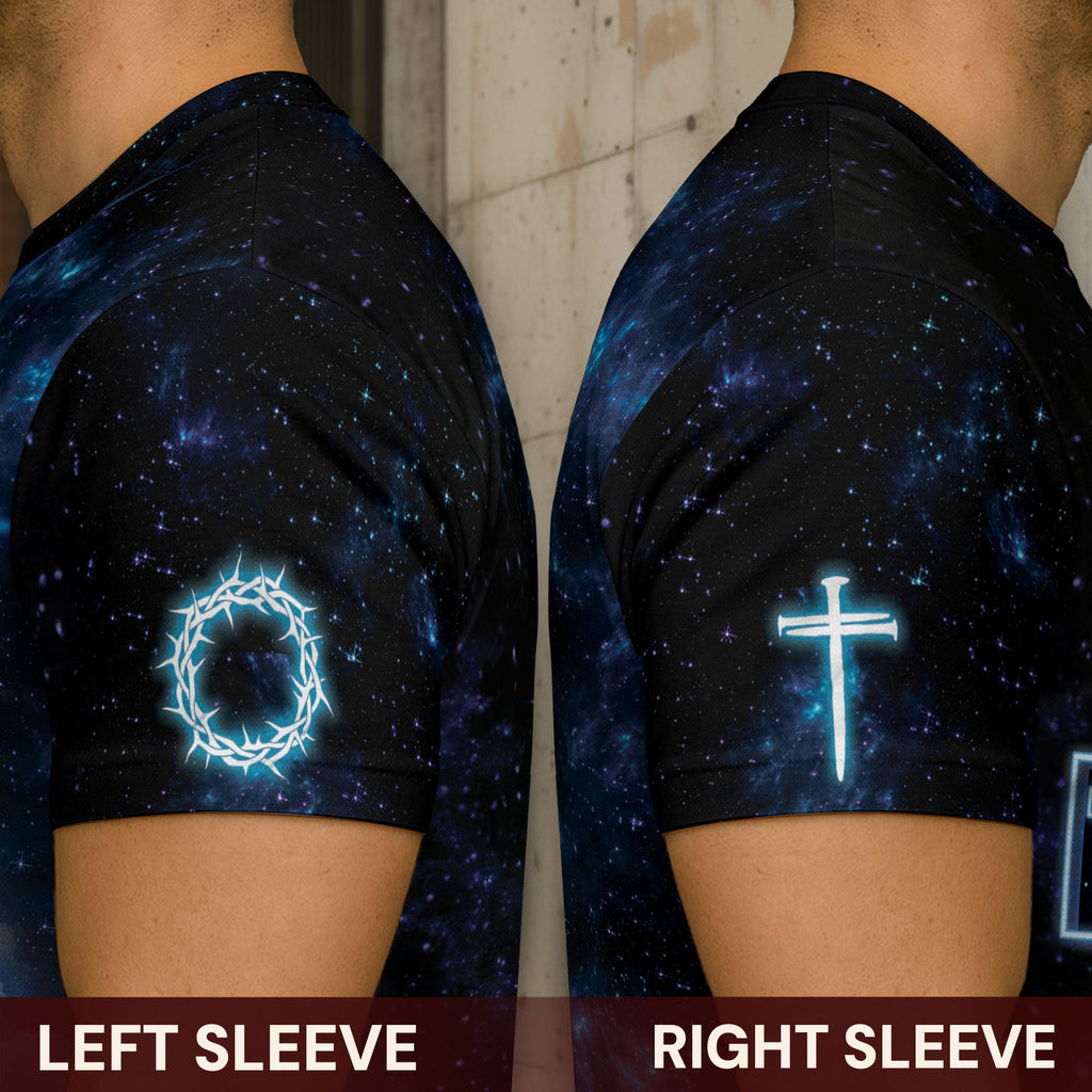 Lion and Lamb Galaxy Christian Shirt