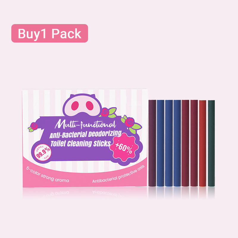✨Last Day Sale- Buy 2 Get 1 free🔥Multi-functional Anti-Bacterial Deodorizing Toilet Cleaning Sticks🌈