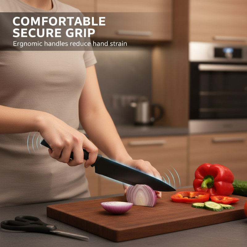 ✨Last Day Sale 49% OFF!!✨Modern 7-in-1 Kitchen Knife & Scissors Set