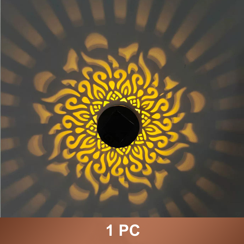 🏵️💓Surprise Price: Only £7.99!!🔥Solar-Powered Mandala Projector Light🎁🏠