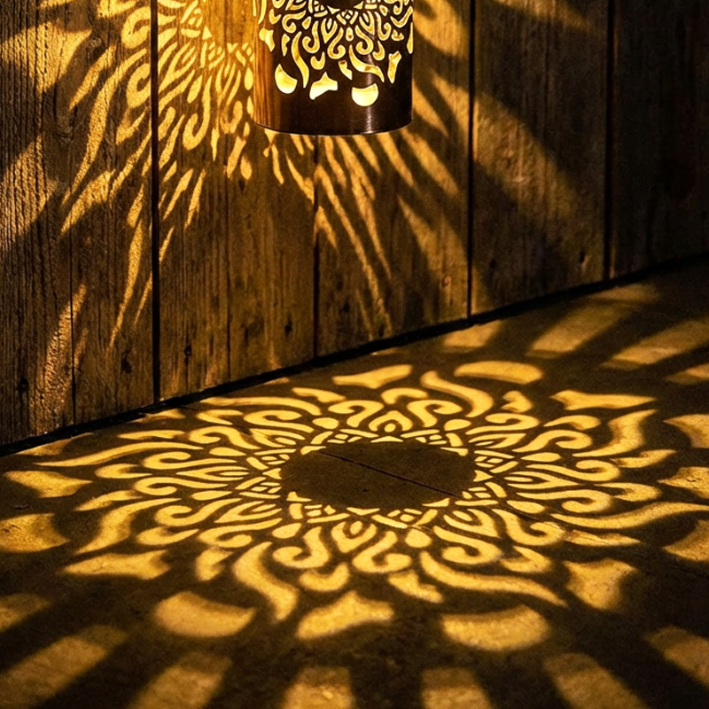🏵️💓Surprise Price: Only £7.99!!🔥Solar-Powered Mandala Projector Light🎁🏠