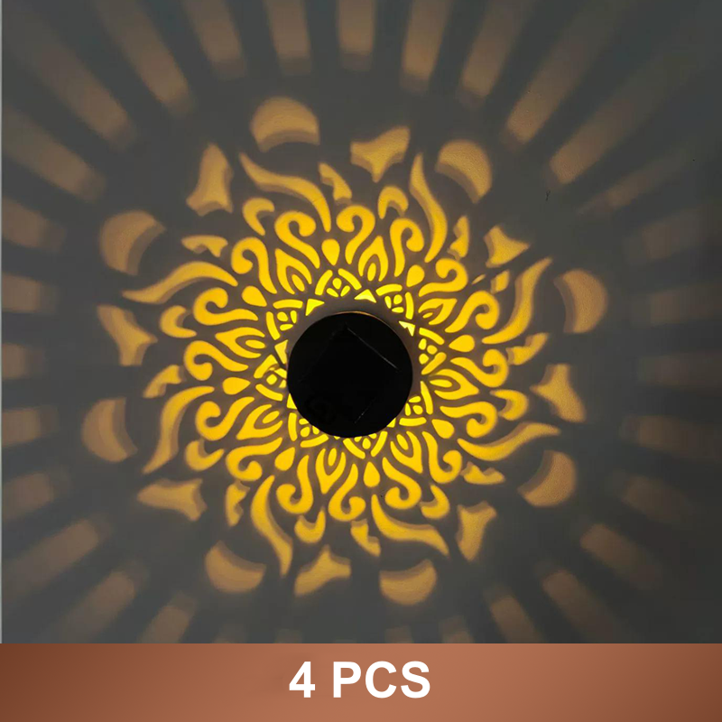 🏵️💓Surprise Price: Only £7.99!!🔥Solar-Powered Mandala Projector Light🎁🏠