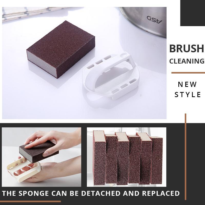 🥳HOT SALE 50% OFF!💞50K+ SOLD!🧽Decontamination Cleaning Brush – Removes burnt grease & rust instantly.🍳✨
