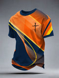 Men's Faith Cross Print T-Shirt