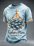 Men's 'Fishers of Men' Matthew 4:19 T-shirts