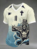 Men's V-neck T-shirt