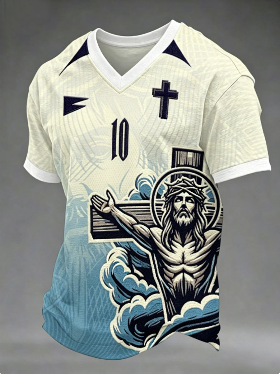 Men's V-neck T-shirt