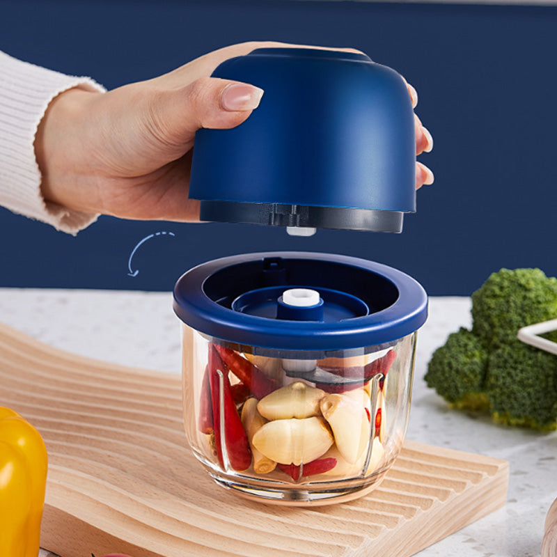 🏆🔥Last Day Special Price £8.99! ⏰Cordless Multifunctional Mini Electric Food Processor, Wireless Portable Kitchen Chopper for Minced Meat, Garlic & Baby Puree, Fast Food Prep Kitchen Helper