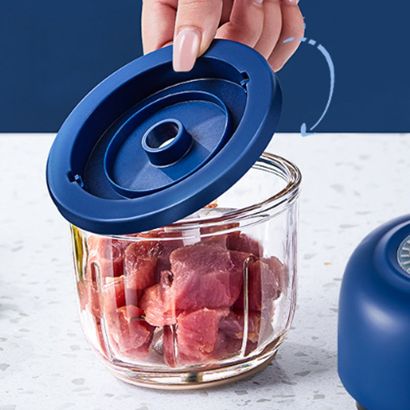 🏆🔥Last Day Special Price £8.99! ⏰Cordless Multifunctional Mini Electric Food Processor, Wireless Portable Kitchen Chopper for Minced Meat, Garlic & Baby Puree, Fast Food Prep Kitchen Helper