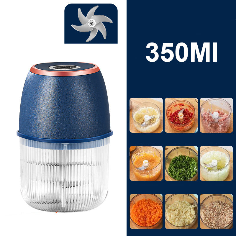 🔥Last Day Special Price £8.99! ⏰Cordless Multifunctional Mini Electric Food Processor, Wireless Portable Kitchen Chopper for Minced Meat, Garlic & Baby Puree, Fast Food Prep Kitchen Helper