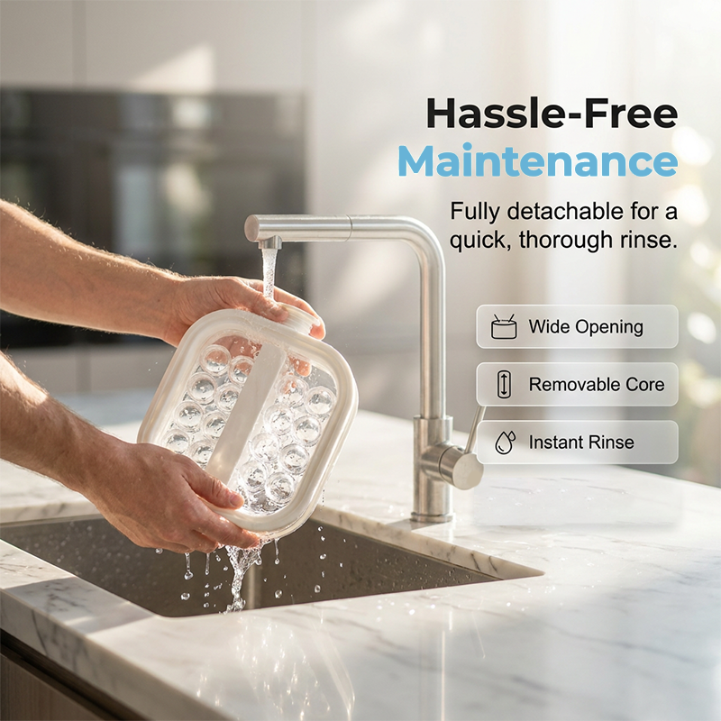 🥇Summer Hot Sale 50% OFF💦Portable Silicone Ice Ball Maker Kettle🧊