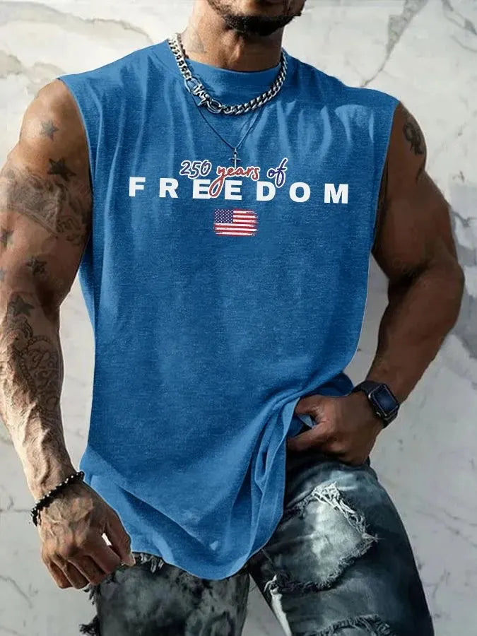 Men'S Sleeveless Casual Cotton And Linen T-Shirt