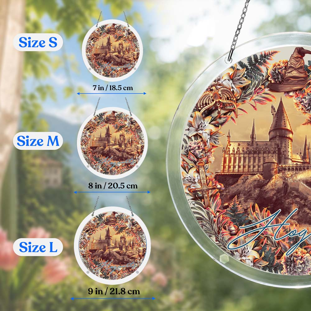 Acrylic Jigsaw Puzzle Suncatcher - Hogwarts Legacy