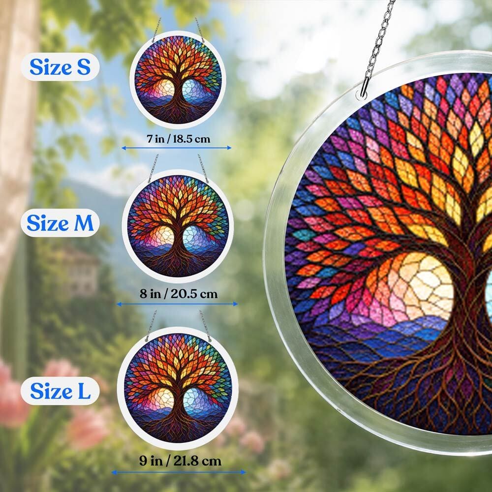 Acrylic Jigsaw Puzzle Suncatcher - Tree of Life